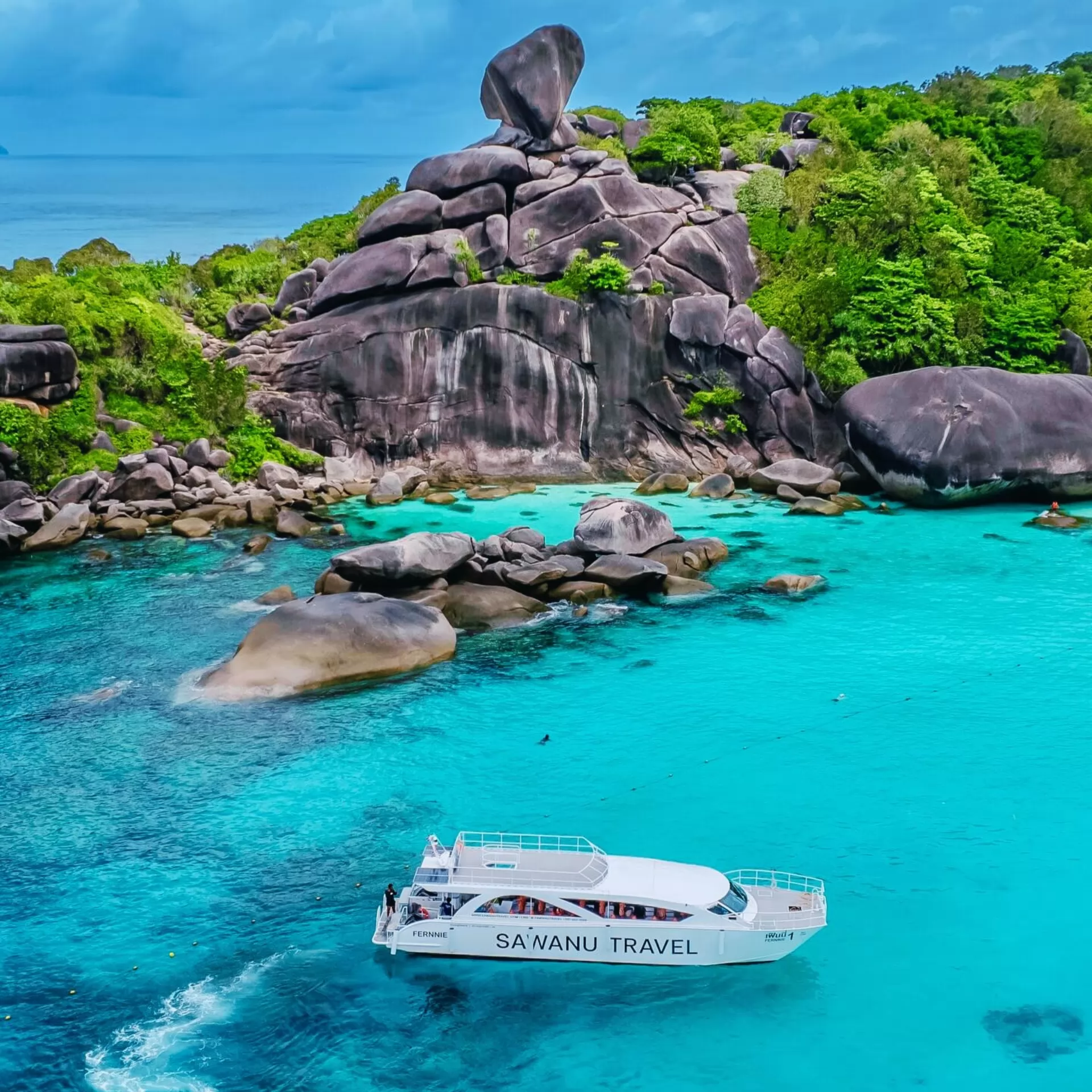 Similan island catamaran