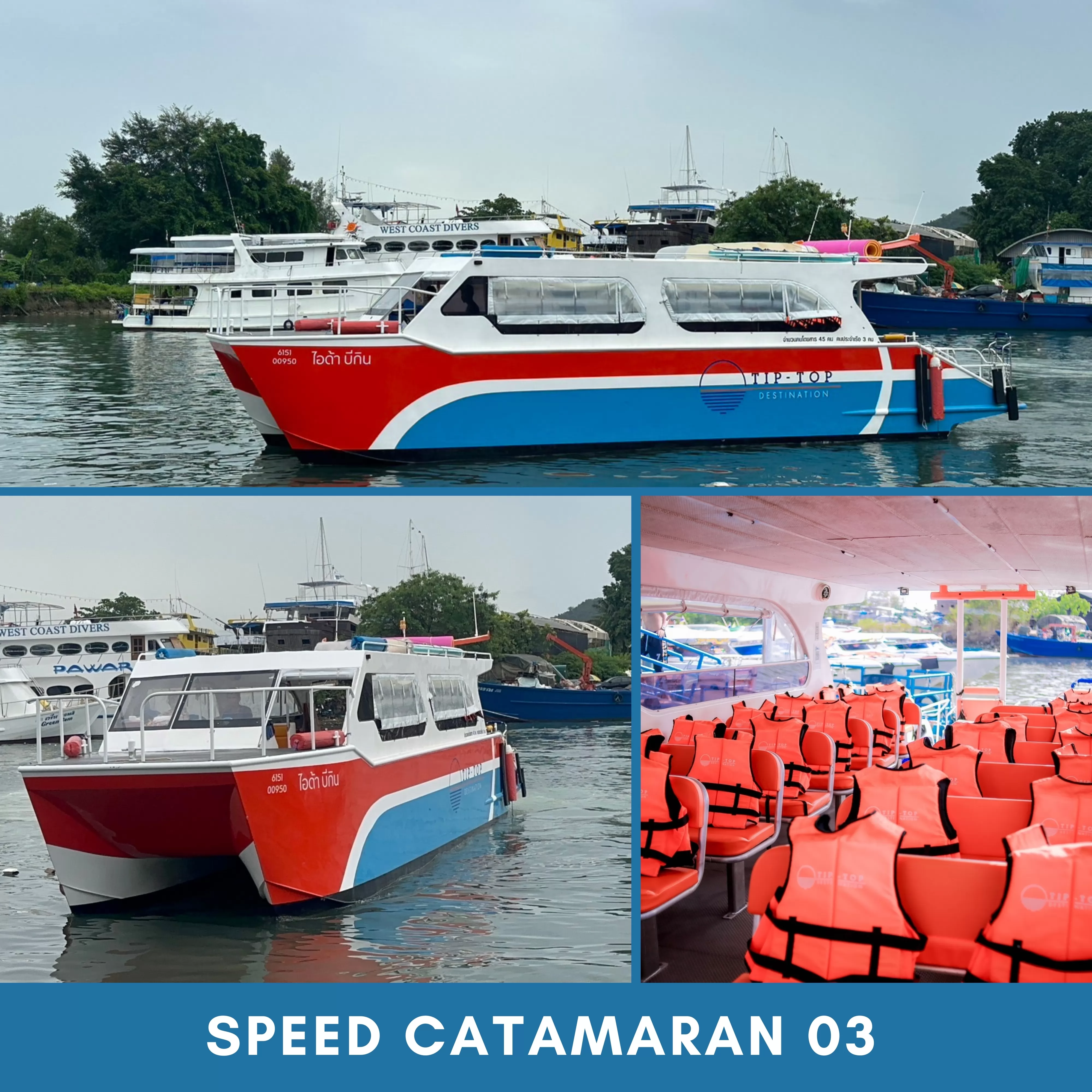 phi phi khai catamaran