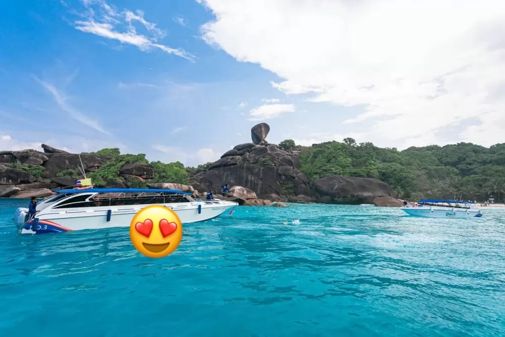 Similan island speed boat